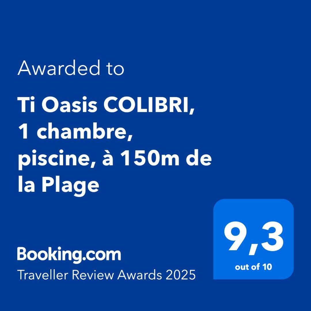 Ti Oasis Colibri, 1 Chambre, Piscine, A 150M De La Plage Sainte-Luce Buitenkant foto